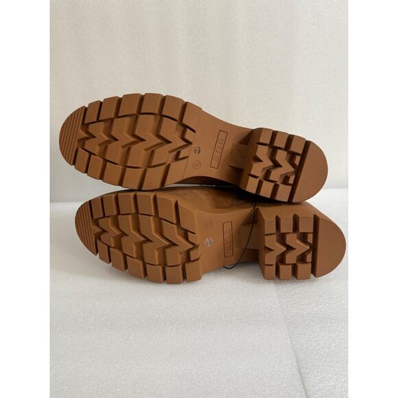 Women's Marie Block Heel Booties 10 M Cognac - New In Box - ** No‎ Lid **ana - Picture 7 of 10